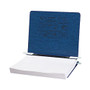 Wilson Jones; Presstex; Data Binder With Retractable Hooks, 11 inch; x 8 1/2 inch;, 60% Recycled, Dark Blue