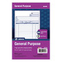 Adams; Carbonless All-Purpose Forms, 2-Part, 8 1/2 inch; x 5 11/16 inch;, White/Canary, 100 Sets Per Book, Carton Of 12 Packs