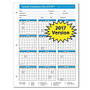 ComplyRight 2017 Attendance Calendars, 8 1/2 inch; x 11 inch;, Pack Of 50