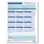 ComplyRight Time Off Request And Approval Calendars, 8 1/2 inch; x 11 inch;, Pack Of 25