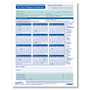 ComplyRight Time Off Request And Approval Calendars, 8 1/2 inch; x 11 inch;, Pack Of 50