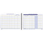 Adams; Check Payment And Deposit Register, 8 1/2 inch; x 11 inch;, Blue