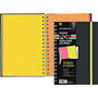 Astrobrights Journal - 180 Pages - Twin Wirebound 6.50 inch; x 8.50 inch; - Multicolor Paper - 1Each