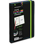 Astrobrights Leatherette Journal - 240 Sheets - 8.25 inch; x 5.13 inch; - Black Cover - Leatherette Cover - 240 / Each