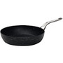 Starfrit 12 inch; Fry Pan With Stainless Steel Handle, Black