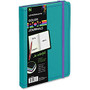 Astrobrights Leatherette Journal - 240 Sheets - 8.25 inch; x 5.13 inch; - Teal Cover - Leatherette Cover - 240 / Each