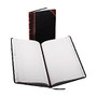 Boorum & Pease 9 Series Record-Ruled Account Book - 150 Sheet(s) - Thread Sewn - 14.12 inch; x 8.62 inch; Sheet Size - White Sheet(s) - Red, Blue Print Color - Black, Red Cover - 1 Each