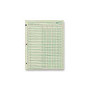 Office Wagon; Brand Columnar Pad, 5-Column, 8 1/2 inch; x 11 inch;, 25 Sheets, Green