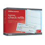 Office Wagon; Brand Standard Blue Business Check Refills, Box Of 900