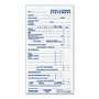 Rediform Individual Time/Payroll Record Form - 55 Sheet(s) - 2 Part - Carbonless Copy - 6.87 inch; x 3.75 inch; Sheet Size - White Sheet(s) - Blue Print Color - White Cover - 1 Each