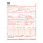 CMS-1500 Claim Form, Laser-Cut Sheet, 8 1/2&rdquo; x 11&rdquo;, White, Pack Of 250