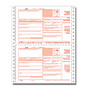 ComplyRight 1098 Continuous Tax Forms, Copies A, B, C And State, 3-Part, 9 inch; x 11 inch;, Pack Of 100 Forms