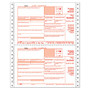 ComplyRight 1098 Continuous Tax Forms, Copies A, B, C And State, 4-Part, 9 inch; x 11 inch;, Pack Of 100 Forms