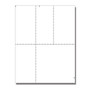 ComplyRight 1099/W-2 Inkjet/Laser Universal-Style Blank Tax Forms, 4-Up, 8 1/2 inch; x 11 inch;, Pack Of 50