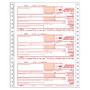 ComplyRight 1099-A Tax Forms, Copies A, State, B and C, 4-Part, 9 inch; x 11 inch;, Pack Of 100