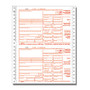 ComplyRight 1099-B Tax Forms, Copies A, State, B and C, 4-Part, 9 inch; x 11 inch;, Pack Of 100