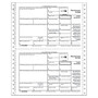 ComplyRight 1099-MISC Continuous Tax Forms, 1-Part, Recipient Copy B, 9 inch; x 11 inch;, Pack Of 100