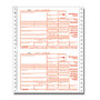 ComplyRight 1099-MISC Continuous Tax Forms, 3-Part, Copies A, B And C, 9 inch; x 11 inch;, Pack Of 100