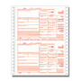 ComplyRight 5498 Continuous Tax Forms, Copies A, B And C, 3-Part, 9 inch; x 11 inch;, Pack Of 100 Forms
