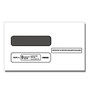 ComplyRight Double-Window Envelopes For All Standard 2-Up 1099 Tax Forms, 5 5/8 inch; x 9 inch;, White, Pack Of 100