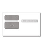 ComplyRight Double-Window Envelopes For W-2G Tax Forms, 5 5/8 inch; x 9 inch;, White, Pack Of 100