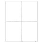 ComplyRight W-2 Blank Tax Forms, Inkjet/Laser, With Instructions For Copies B, C 1 And 2, Box Style, 4-Up, 8 1/2 inch; x 11 inch;, White, Pack Of 2,000 Forms