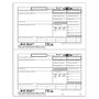 ComplyRight W-2 Tax Forms, Inkjet/Laser, Copy B, 2-Up, 1-Part, 8 1/2 inch; x 11 inch;, White, Pack Of 2,000 Forms