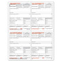 ComplyRight W-2 Tax Forms, Inkjet/Laser, Employee Copies B, C And 2 With Extra File Copy, Box Style, 4-Up, 4-Part, 8 1/2 inch; x 11 inch;, White, Pack Of 2,000 Forms