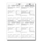 ComplyRight W-2 Tax Forms, Inkjet/Laser, Employee Copies B, C And 2 With Extra Local City Tax Copy, Box W-Style, 2-Up, 4-Part, 8 1/2 inch; x 11 inch;, White, Pack Of 50 Forms