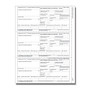 ComplyRight W-2 Tax Forms, Inkjet/Laser, Employer's Copies 1 And D, 3-Up, 1-Part, 8 1/2 inch; x 11 inch;, White, Pack Of 50 Forms