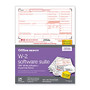 Office Wagon; Brand W-2 Inkjet/Laser Tax Forms With Software, 2-Up, 6-Part, 8 1/2 inch; x 11 inch;, Pack Of 25 Forms