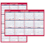 AT-A-GLANCE; 30% Recycled Horizontal/Vertical Reversible Wall Calendar, 36 inch; x 24 inch;, January-December 2017