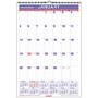 AT-A-GLANCE; 30% Recycled Laminated Wall Calendar, 15 1/2 inch; x 22 3/4 inch;, January-December 2017