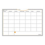 AT-A-GLANCE; WallMates&trade; Dry-Erase Calendar Surface, 12 inch; x 18 inch;, Monthly Undated