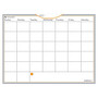 AT-A-GLANCE; WallMates&trade; Dry-Erase Calendar Surface, 18 inch; x 24 inch;, Monthly Undated
