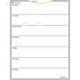 AT-A-GLANCE; WallMates&trade; Dry-Erase Calendar Surface, 24 inch; x 18 inch;, Weekly Undated