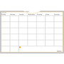 AT-A-GLANCE; WallMates&trade; Dry-Erase Calendar Surface, 24 inch; x 36 inch;, Monthly Undated