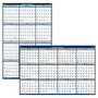 Erasable Yearly Wall Calendar, 24 inch; x 37 inch;, White, January to December 2017 (AbilityOne 7510-01-600-8034)