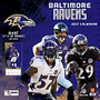 Turner Licensing; Team Wall Calendar, 12 inch; x 12 inch;, Baltimore Ravens, January to December 2017