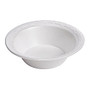 Genpak Celebrity Foam Bowls, 12 Ounces, White, Round, 125/Pack, 8 packs of 125 bowls. 1000 per case