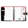 Day-Timer; Pink Ribbon Organizer Starter Set, Microfiber, 5 1/2 inch; x 8 1/2 inch;