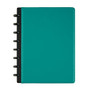 TUL&trade; Custom Note-Taking System Discbound Notebook, Junior Size, 5 1/2 inch; x 8 1/2 inch;, Teal