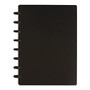 TUL&trade; Custom Note-Taking System Discbound Notebook, Junior Size, Poly Cover, Black