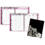 AT-A-GLANCE; Fashion Weekly/Monthly Planner, 8 1/2 inch; x 11 inch;, 30% Recycled, FloraDoodle, January 2017 to January 2018