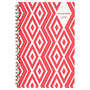 AT-A-GLANCE; Weekly/Monthly Planner, 4 7/8 inch; x 8 inch;, Geos, Red, January to December 2017