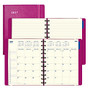 Filofax; Monthly Planner With 40 Removable Note Pages, 10 7/8 inch;H x 8 1/2 inch;W, 30% Recycled, Fuchsia, September 2016-December 2017