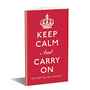 Graphique 2-Year Pocket-Size Planner, 3 3/4 inch; x 6 inch;, Keep Calm And Carry On, August 2016 - January 2018