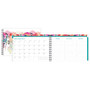 Nicole Miller Weekly/Monthly Wire-O Horizontal Planner, 5 7/8 inch; x 8 inch;, 50% Recycled, Ephemeral, January to December 2017