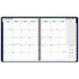 Office Wagon; Brand Monthly Planner, 9 inch; x 11 inch;, 30% Recycled, Blue Cobalt, January to December 2017