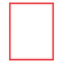 Great Papers! Design Paper, Red Border, 8 1/2 inch; x 11 inch;, 50 Lb, Red/White, Pack Of 80